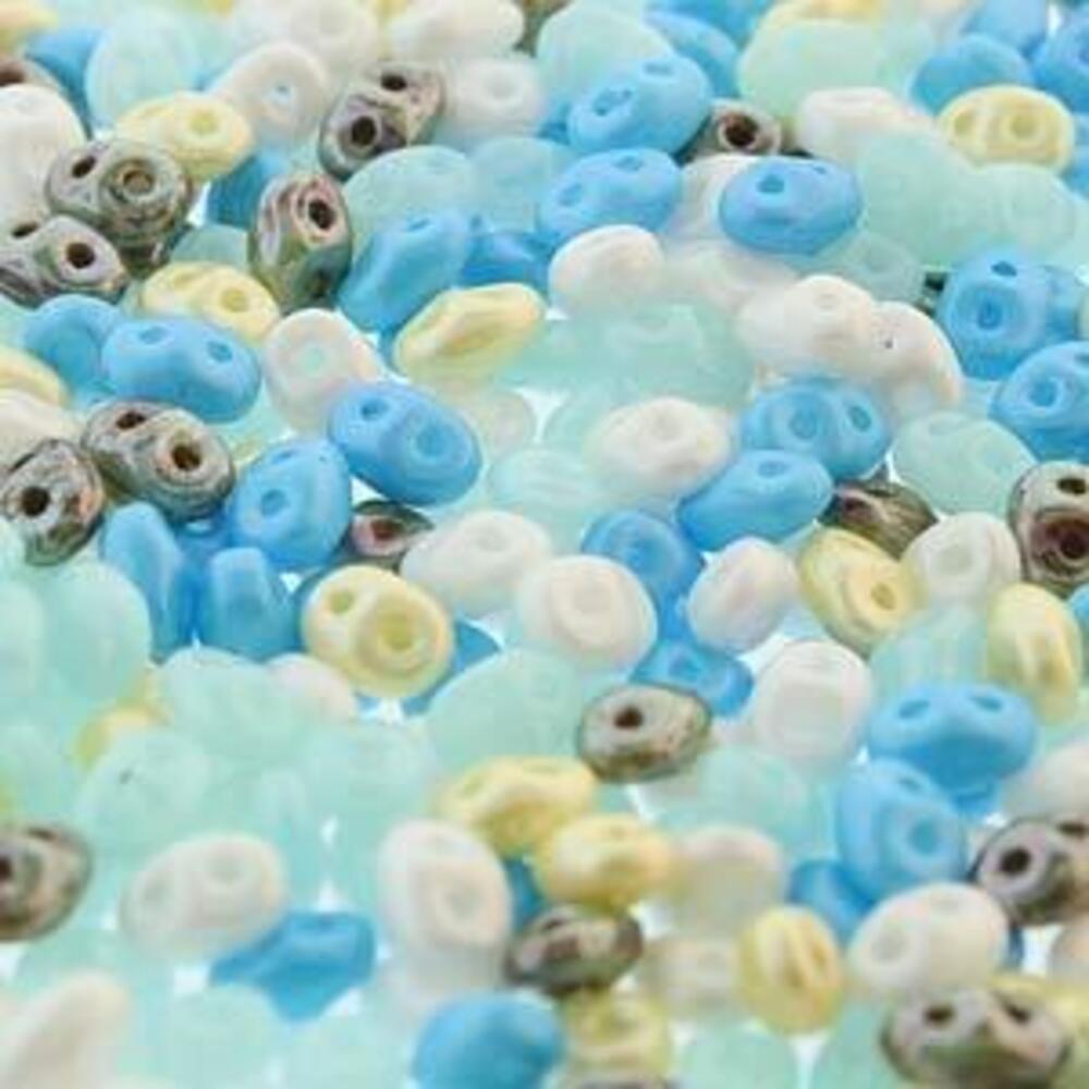 5831 Mix SEA Pearl. 100 Grams of Quality Czech Glass Beads. 2.5x5mm in